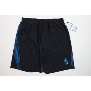 Deadstock Vintage Y2K Asics Mens Large Reflective Lined Running Jogging Shorts